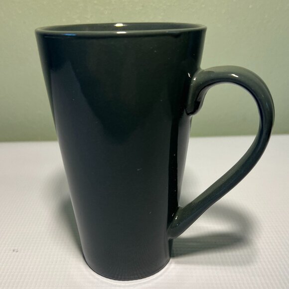 Hazel & Co. NOPE. NOT TODAY Gray on Gray Embossed Lettering Tall Ceramic Mug - Picture 5 of 10